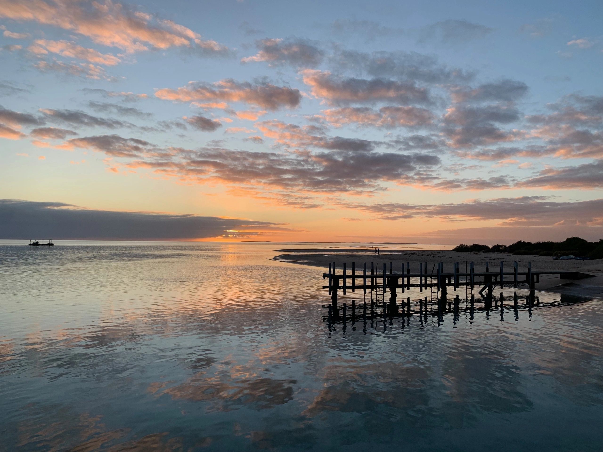 Coastal sunset